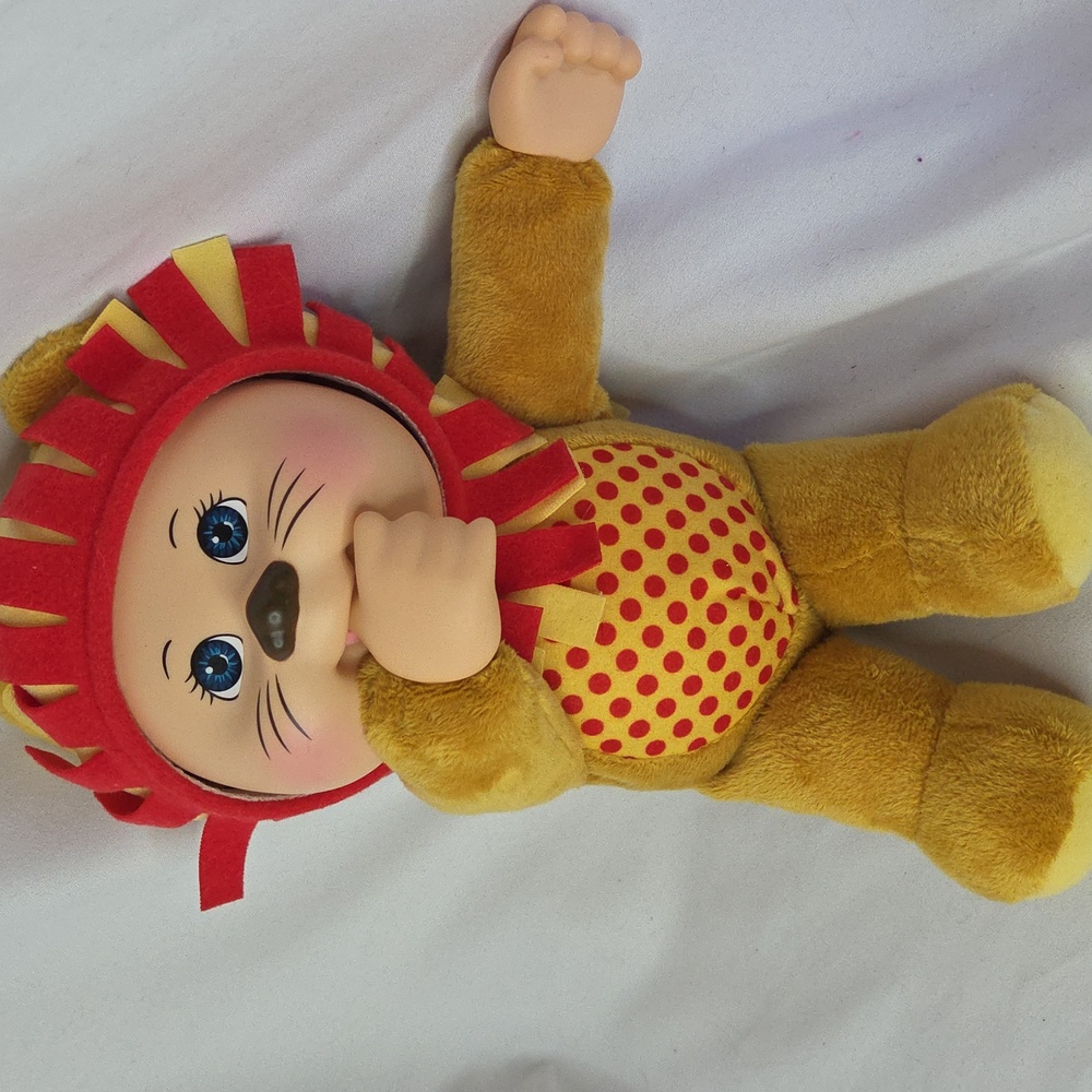Cabbage Patch Kids Lion Thumb Sucker Austin Zoo Exotic Friends 9" Plush